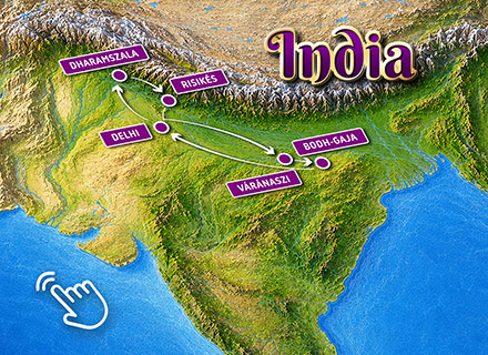 India térkép