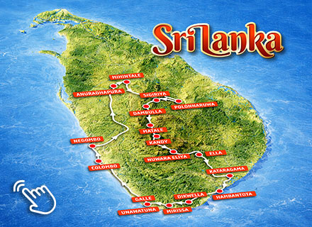 Srí Lanka térkép